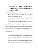 Giáo trình QUẢN TRỊ CHẤT LƯỢNG TOÀN DIỆN - Chương 3