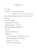 Giáo án lớp 1 môn Toán: Tên Bài Dạy : Số 8
