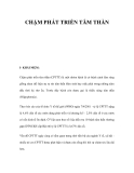 BỆNH LÝ CHẬM PHÁT TRIỂN TÂM THẦN