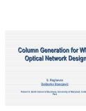Column Generation for WDM Optical Network Design phần 1
