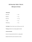 BÁN HẠ HẬU PHÁC THANG (Kim quỹ yếu lược) 
