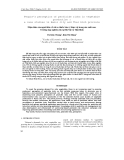 Scientific report: "The awareness of people about the risks of plant protection drugs in vegetable production: case studies in Hanoi and Thai Binh"