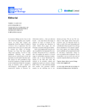 Báo cáo sinh học: "As Journal of Biology draws close to the end of its first complete year of publication"