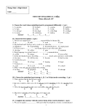  TEST OF ENGLISH 12 ( Chẵn) 