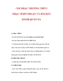 Giáo án Âm nhạc lớp 7 : Tên bài dạy : - ÂM NHẠC THƯỜNG THỨC: NHẠC SĨ ĐỖ NHUẬN VÀ BÀI HÁT HÀNH QUÂN XA 