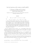Báo cáo toán học: "On the functions with values in [α(G), χ(G)]"
