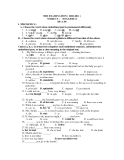 THE EXAMINATION ( 2010-2011 ) SUBJECT : ENGLISH 12 DE: L04 