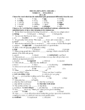 THE EXAMINATION ( 2010-2011 ) SUBJECT : ENGLISH 12 DE: L06  