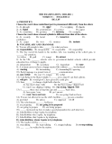 THE EXAMINATION ( 2010-2011 ) SUBJECT : ENGLISH 12 DE: L07 