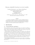 Báo cáo toán học: "Hayman admissible functions in several variables"
