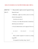 Giáo án Hóa Học lớp 10: BẢNG TUẦN HOÀN CÁC NGUYÊN TỐ HÓA HỌC (TIẾT 2)