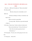 Giáo án Công Dân lớp 10: Bài12 CÔNG DÂN VỚI TÌNH YÊU_ HÔN NHÂN & GIA ĐÌNH 