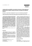 Báo cáo khoa học: "Antimicrobial susceptibility and molecular detection of chloramphenicol and florfenicol resistance among Escherichia coli isolates from diseased chickens"
