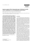 Báo cáo khoa học: " Sequence analysis of the S1 glycoprotein gene of infectious bronchitis viruses: identification of a novel phylogenetic group in Korea"