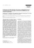 Báo cáo khoa học: "Comparison of cardiac function and coronary angiography between conventional pigs and micropigs as measured by multidetector row computed tomography"