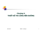XÂY DỰNG ĐƯỜNG - CHƯƠNG 4