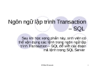 Lập trình trong SQL Server