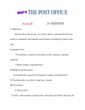 Giáo án Tiếng Anh lớp 11: UNIT 9: THE POST OFFICE-READING