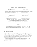 Báo cáo toán học: "How to Draw Tropical Planes"