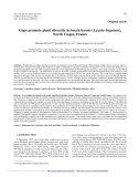 Báo cáo lâm nghiệp: "Gaps promote plant diversity in beech forests (Luzulo-Fagetum), North Vosges, France"