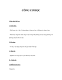 CÔNG CƠ HỌC 