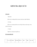 KIỂM TRA HỌC KỲ II LÝ 8
