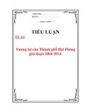 Tiểu luận: Tương lai của Thành phố Hải Phòng giai đoạn 2004-2014.