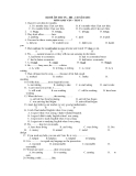BỘ ĐỀ ÔN THI TN – ĐH – CĐ NĂM 2011 MÔN ANH VĂN – TEST 1 