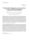 Báo cáo khoa học: "Simulated soil CO2 efflux and net ecosystem exchange in a 70-year-old Belgian Scots pine stand using the process model SECRETS"