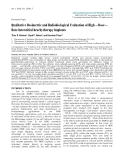 Báo cáo y học: "Qualitative Dosimetric and Radiobiological Evaluation of High – Dose – Rate Interstitial brachytherapy Implant"