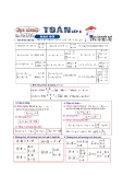 Hệ thống công thức toán học trung học phổ thông