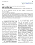 Báo cáo y học: "Antiviral therapy of HCV in the cirrhotic and transplant candidate"