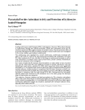 Báo cáo y học: "Pravastatin Provides Antioxidant Activity and Protection of Erythrocytes Loaded Primaqe"