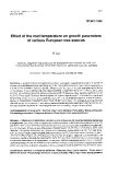 Báo cáo lâm nghiệp: " Effect of the root temperature on growth parameters of various European tree species"