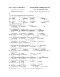  ĐỀ THI TUYỂN SINH ĐẠI HỌC 2011 Môn Thi: ANH VĂN – ĐỀ 1