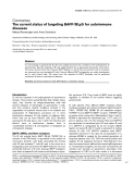 Báo cáo y học: "The current status of targeting BAFF/BLyS for autoimmune diseases"
