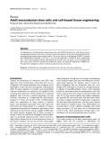 Báo cáo y học: "Adult mesenchymal stem cells and cell-based tissue engineering"