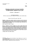 Báo cáo khoa học: " Biomass production and stool mortality in hybrid poplar coppiced twice a year"