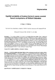 Báo cáo khoa học: " Spatial variability of  humus forms in some coastal forest ecosystems of British Columbia"