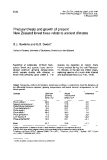Báo cáo lâm nghiệp: "Photosynthesis and growth of present New Zealand forest trees relate to ancient climates"