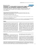 Báo cáo y học: "Endothelin-1 in osteoarthritic chondrocytes triggers nitric oxide production and upregulates collagenase production"