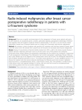 Báo cáo khoa học: "Radio-induced malignancies after breast cancer postoperative radiotherapy in patients with Li-Fraumeni syndrome"