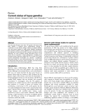 Báo cáo y học: " Current status of lupus genetics"