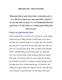 Bệnh giun kim - Chớ coi thường