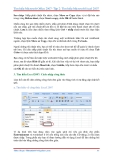 GIÁO TRÌNH Tìm hiểu Microsoft Excel 2007 phiên bản tiếng việt(Lê Văn Hiếu) - 2