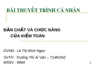 Bài thuyết trình: Bản chất và chức năng của kiểm toán