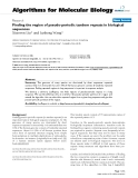 Báo cáo sinh học: "Finding the region of pseudo-periodic tandem repeats in biological sequences"