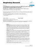 Báo cáo y học: "Low pH gel intranasal sprays inactivate influenza viruses in vitro and protect ferrets against influenza infection"
