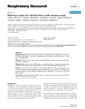 Báo cáo y học: " Reference values for exhaled nitric oxide (reveno) study"