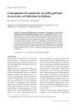 Báo cáo khoa học: "Consequences of concurrent Ascaridia galli and Escherichia coli infections in chickens"